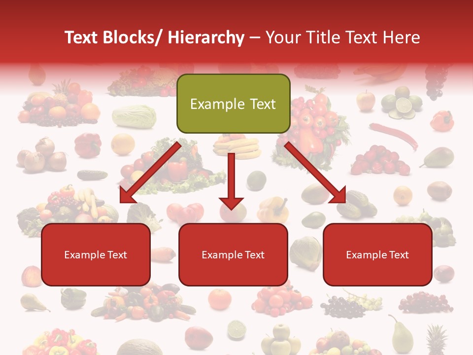 Fruit Banana Pear PowerPoint Template
