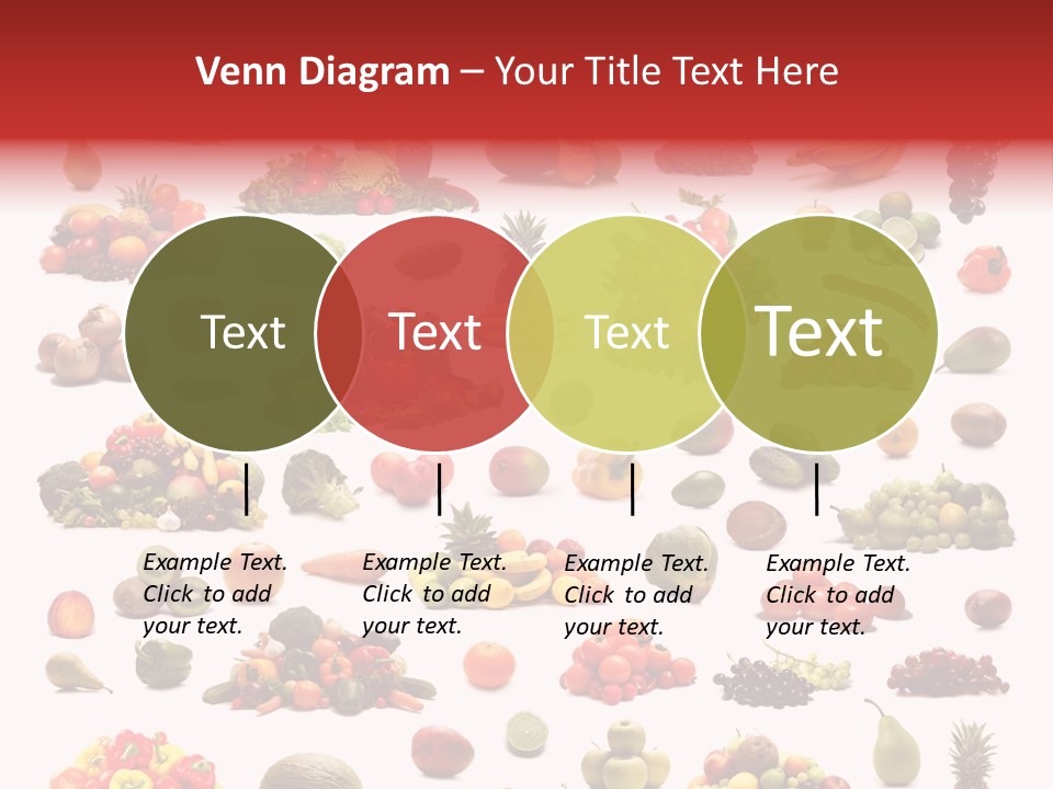 Fruit Banana Pear PowerPoint Template