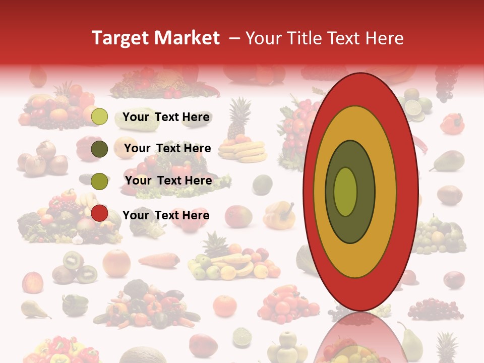 Fruit Banana Pear PowerPoint Template