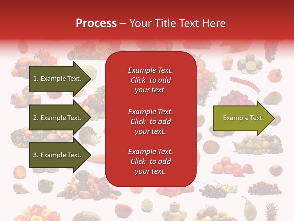 Fruit Banana Pear PowerPoint Template