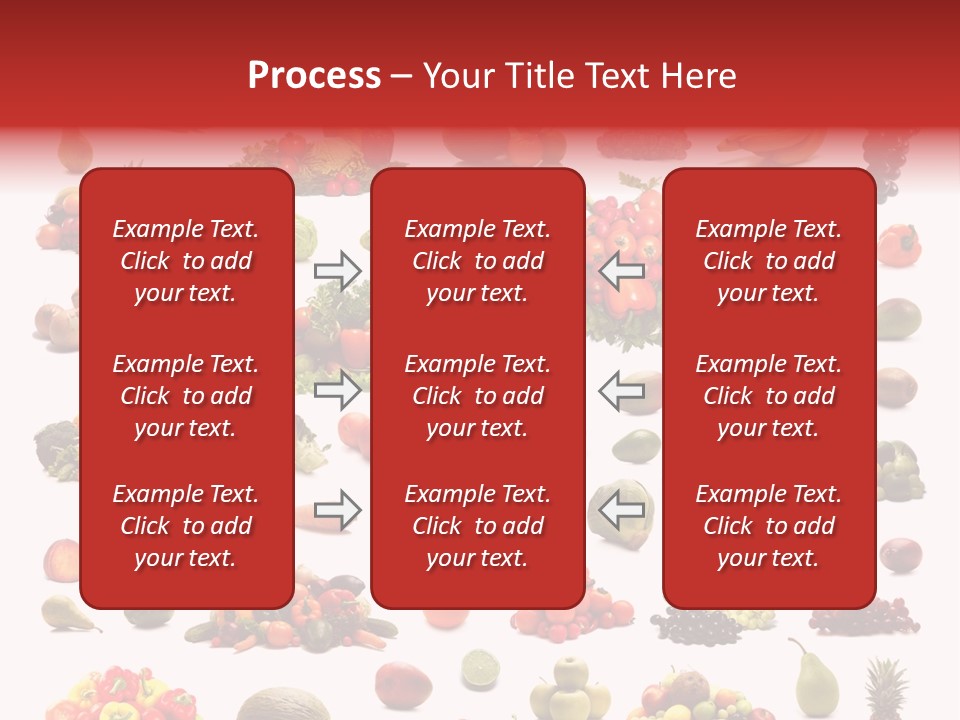 Fruit Banana Pear PowerPoint Template