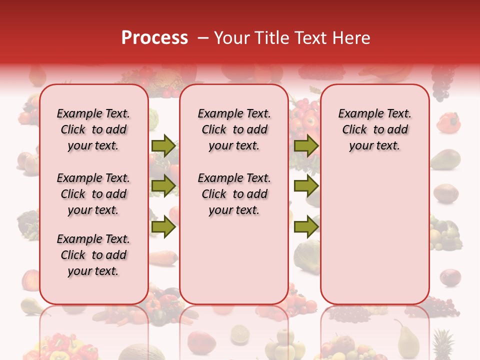 Fruit Banana Pear PowerPoint Template