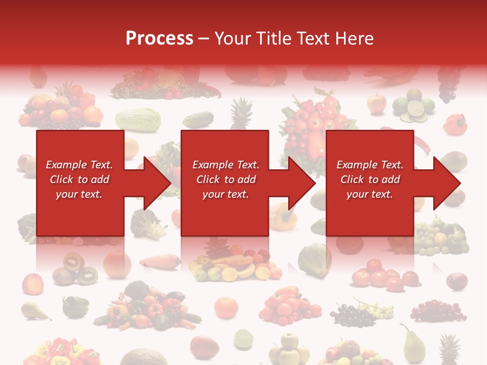 Fruit Banana Pear PowerPoint Template