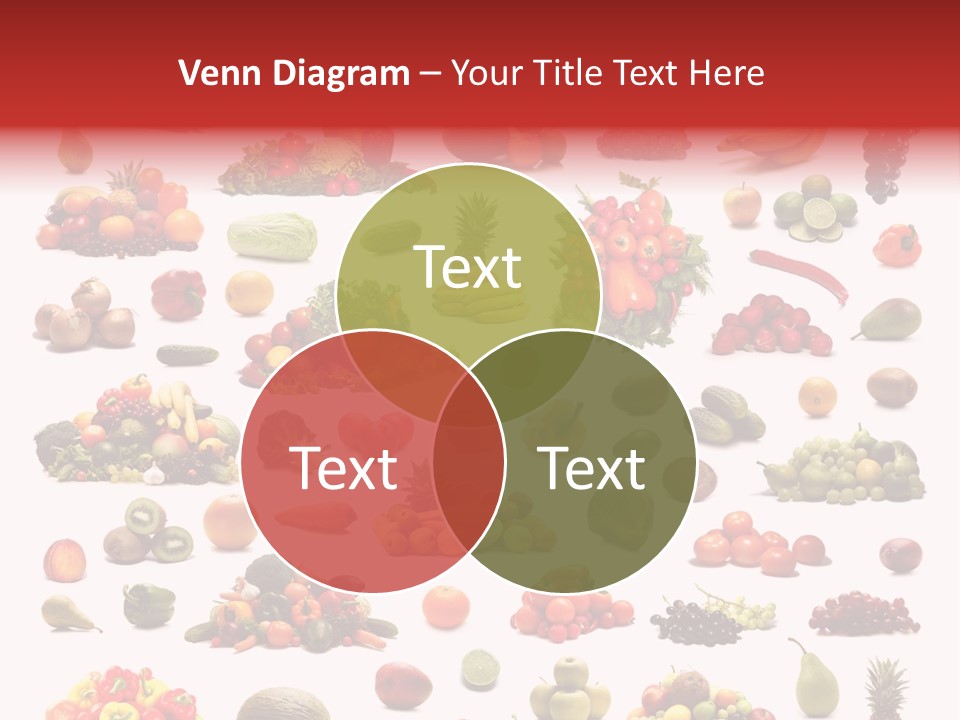 Fruit Banana Pear PowerPoint Template