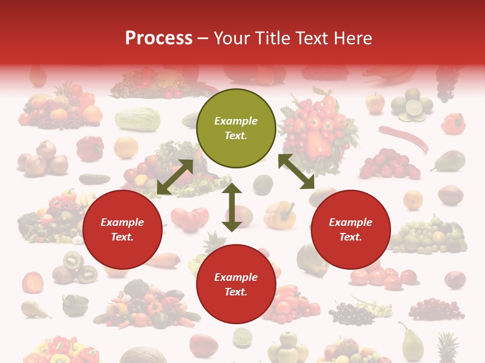 Fruit Banana Pear PowerPoint Template