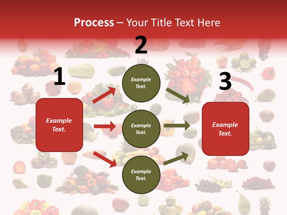 Fruit Banana Pear PowerPoint Template