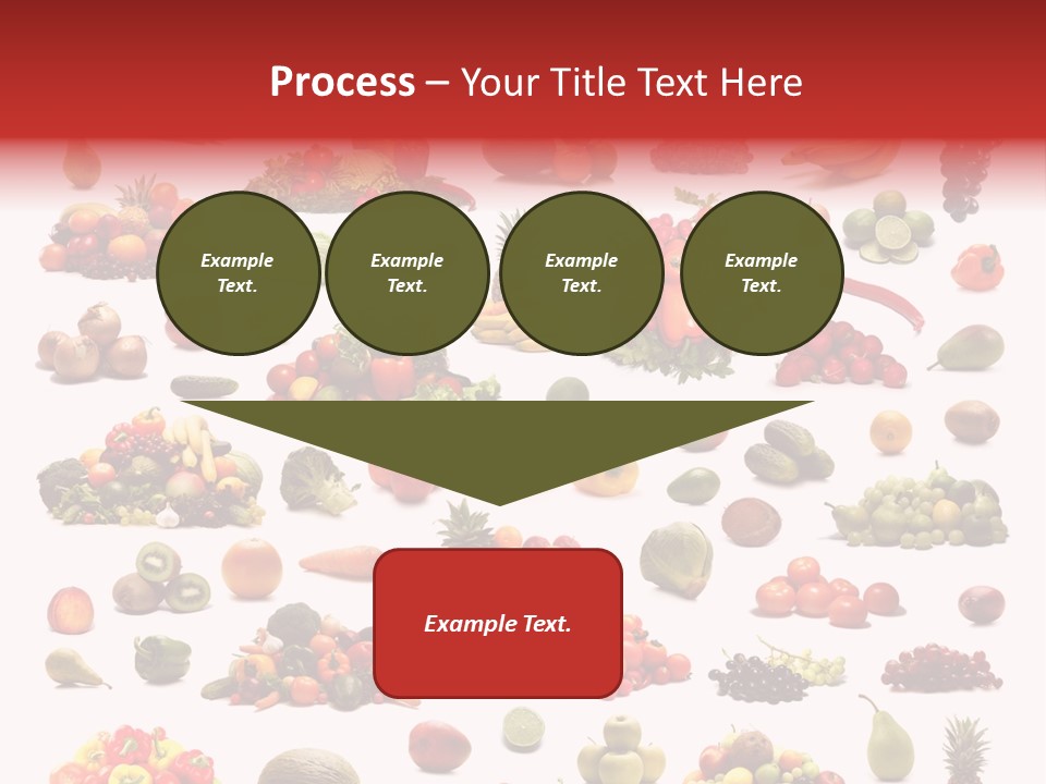 Fruit Banana Pear PowerPoint Template