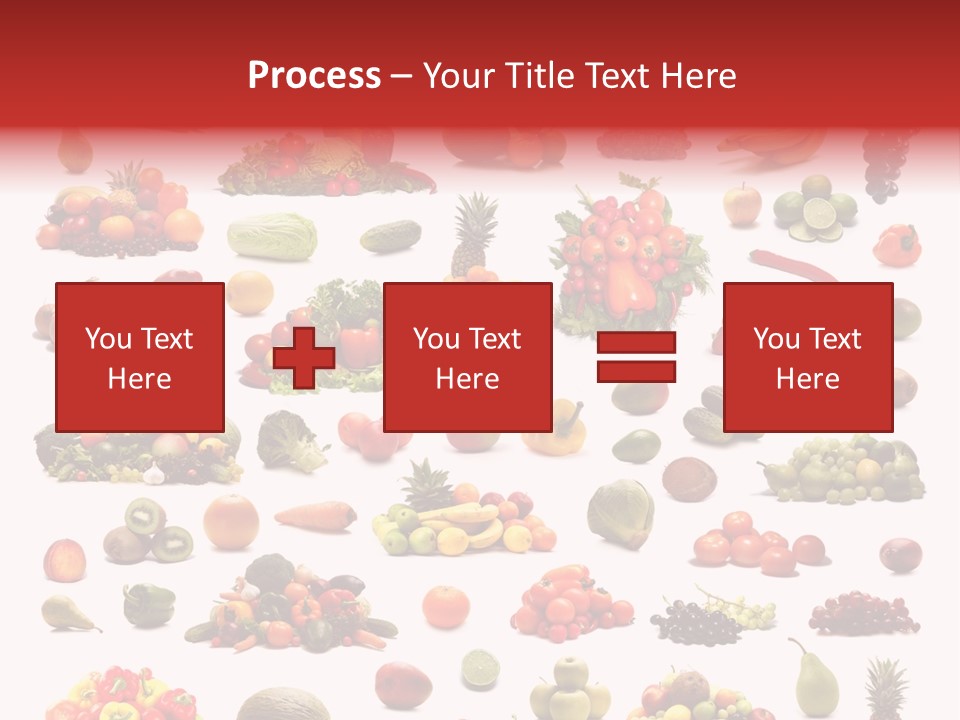 Fruit Banana Pear PowerPoint Template