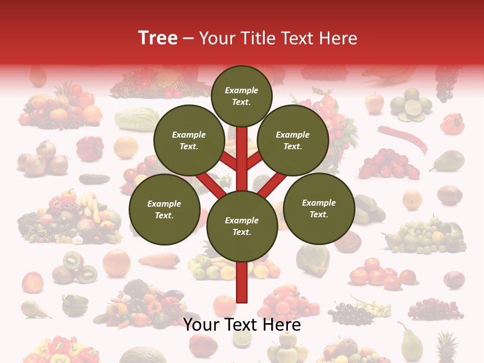 Fruit Banana Pear PowerPoint Template