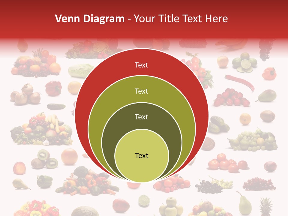 Fruit Banana Pear PowerPoint Template