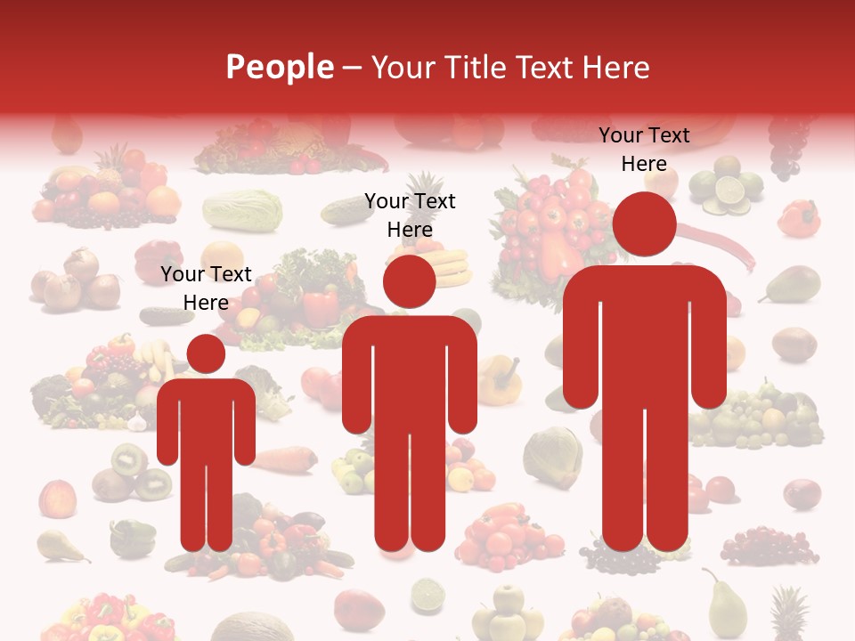 Fruit Banana Pear PowerPoint Template