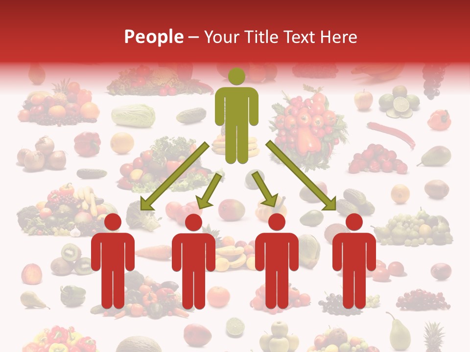 Fruit Banana Pear PowerPoint Template