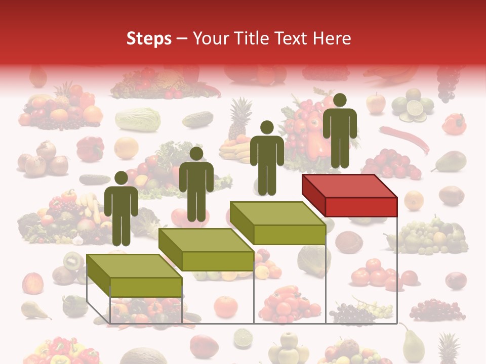 Fruit Banana Pear PowerPoint Template