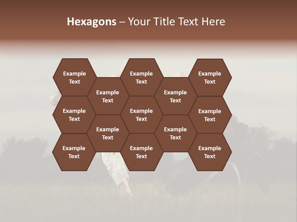 Practice Kick Fight PowerPoint Template