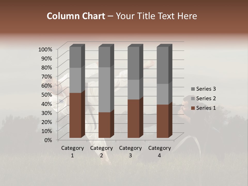 Practice Kick Fight PowerPoint Template