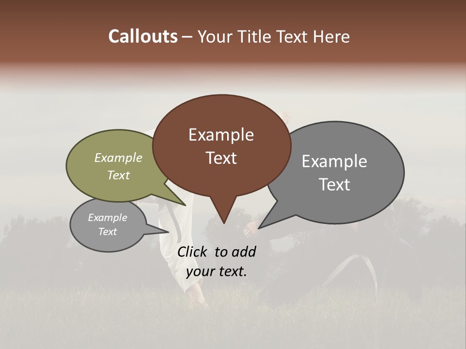 Practice Kick Fight PowerPoint Template