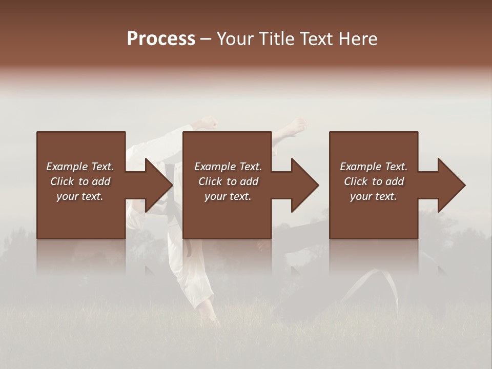 Practice Kick Fight PowerPoint Template
