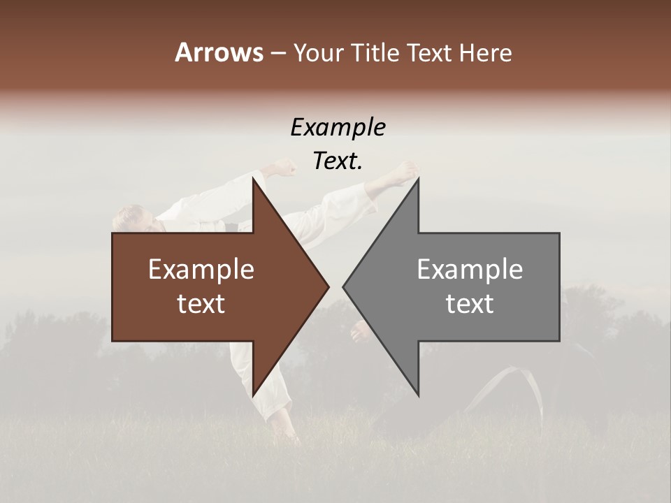 Practice Kick Fight PowerPoint Template