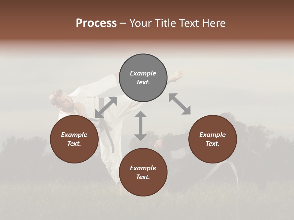 Practice Kick Fight PowerPoint Template