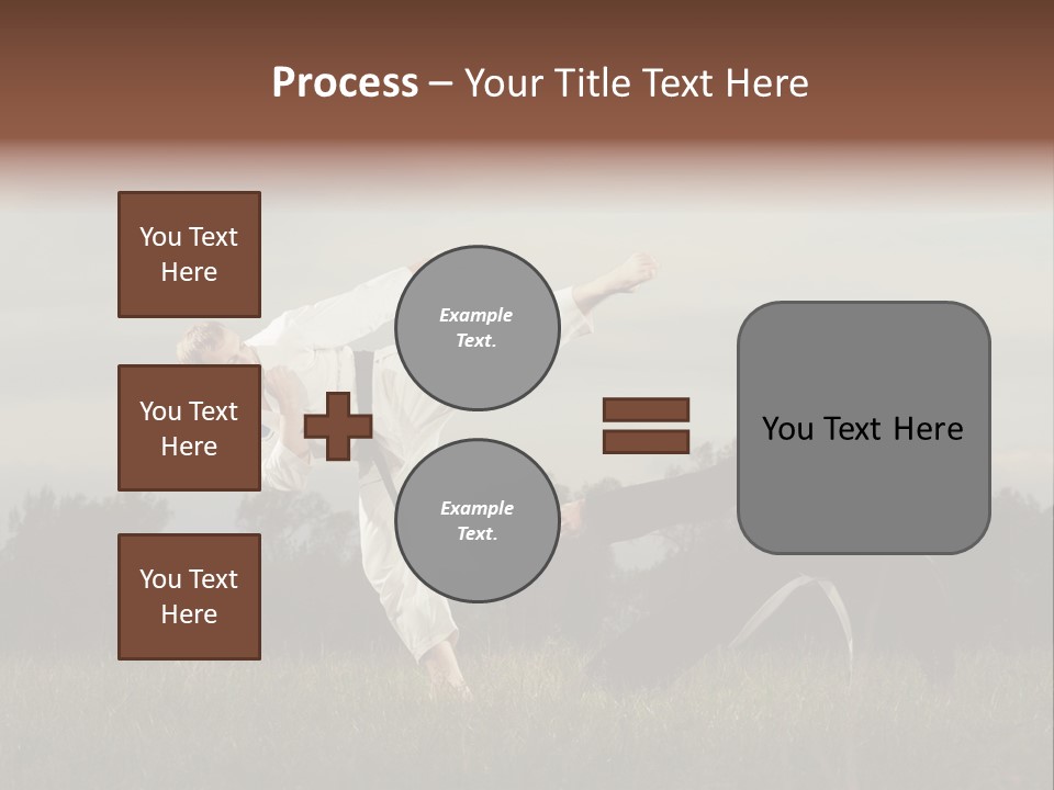 Practice Kick Fight PowerPoint Template