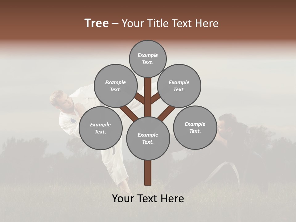 Practice Kick Fight PowerPoint Template