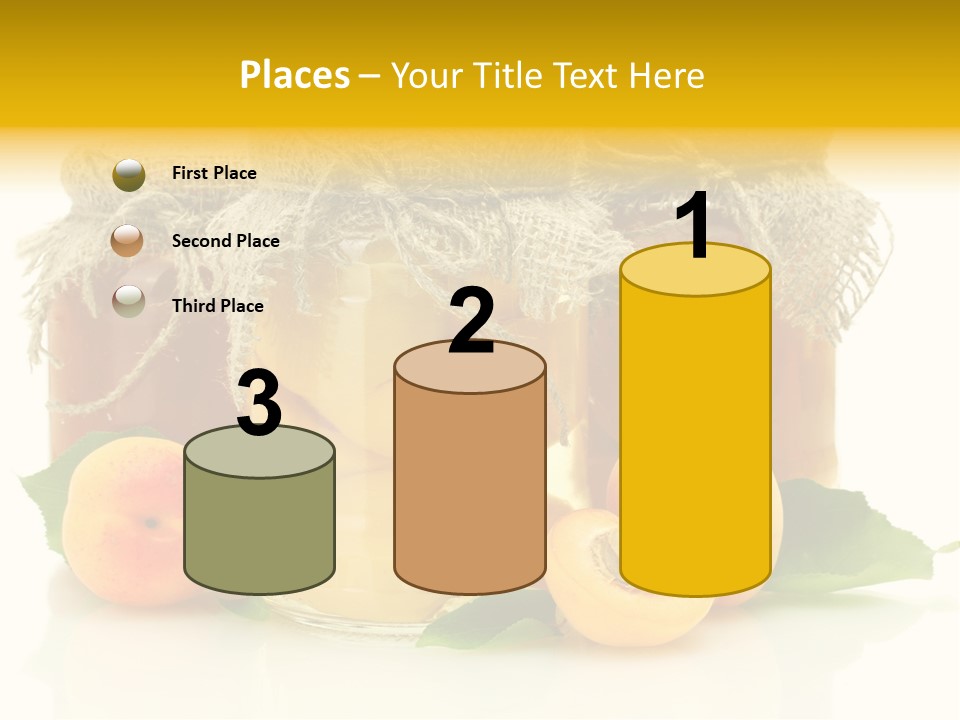 Season White Fruit PowerPoint Template