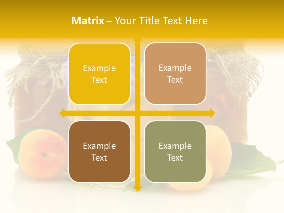 Season White Fruit PowerPoint Template