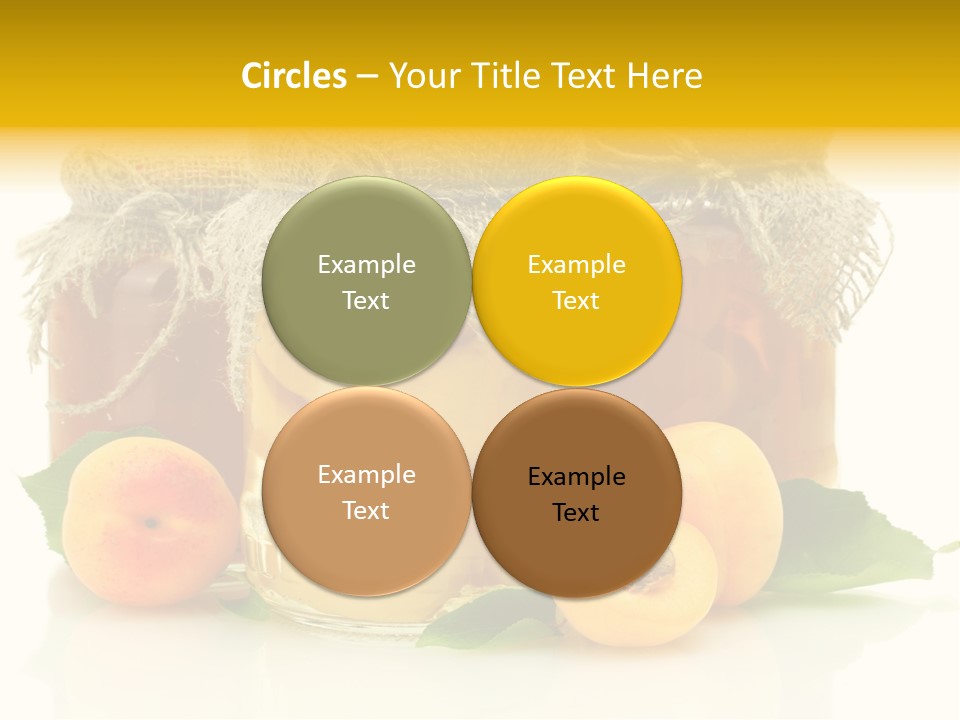 Season White Fruit PowerPoint Template