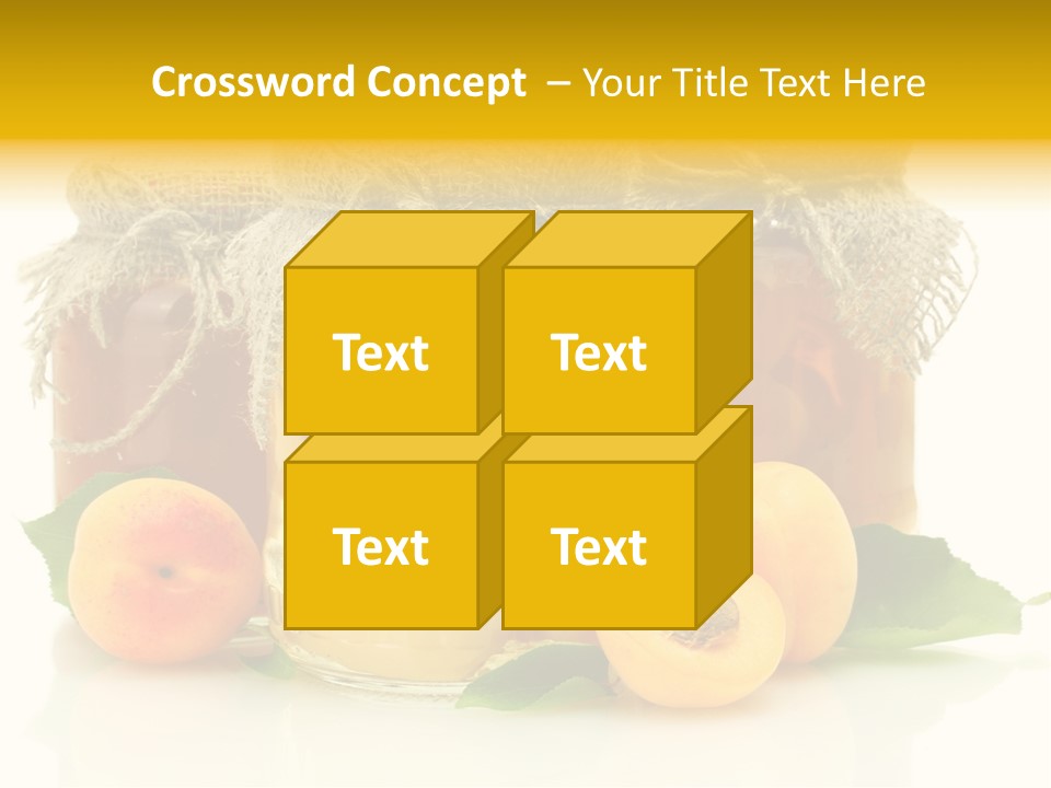 Season White Fruit PowerPoint Template