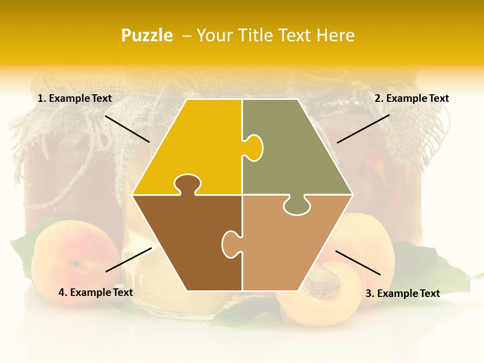 Season White Fruit PowerPoint Template