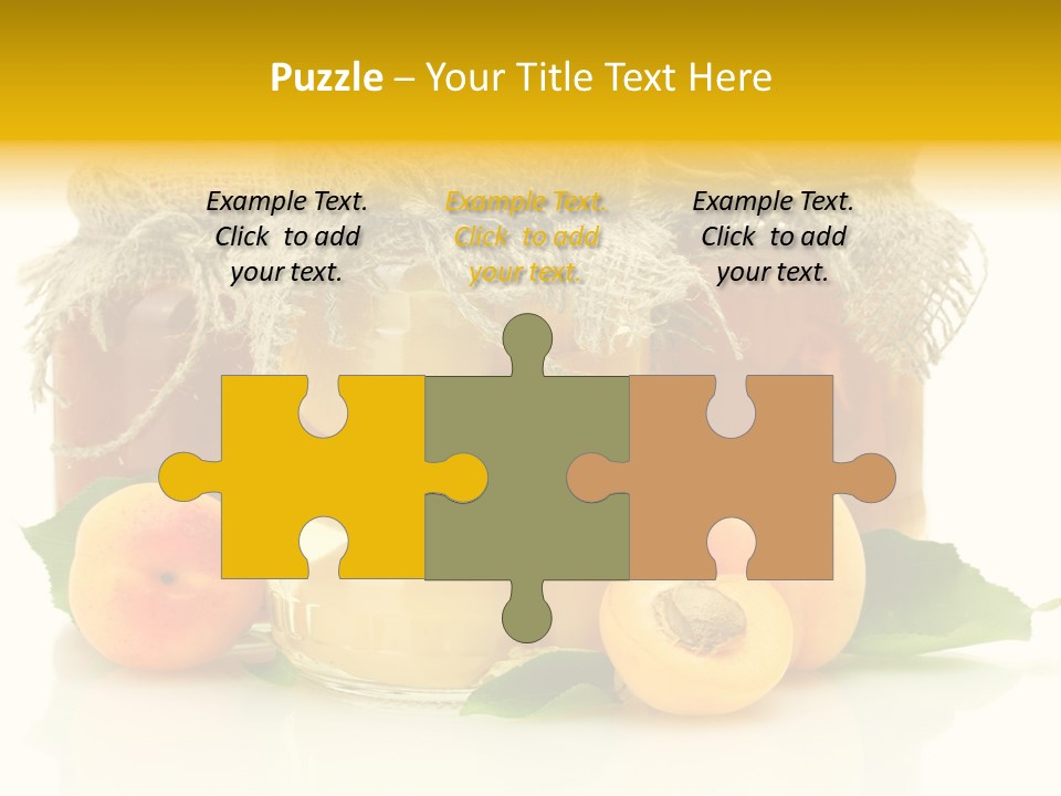 Season White Fruit PowerPoint Template