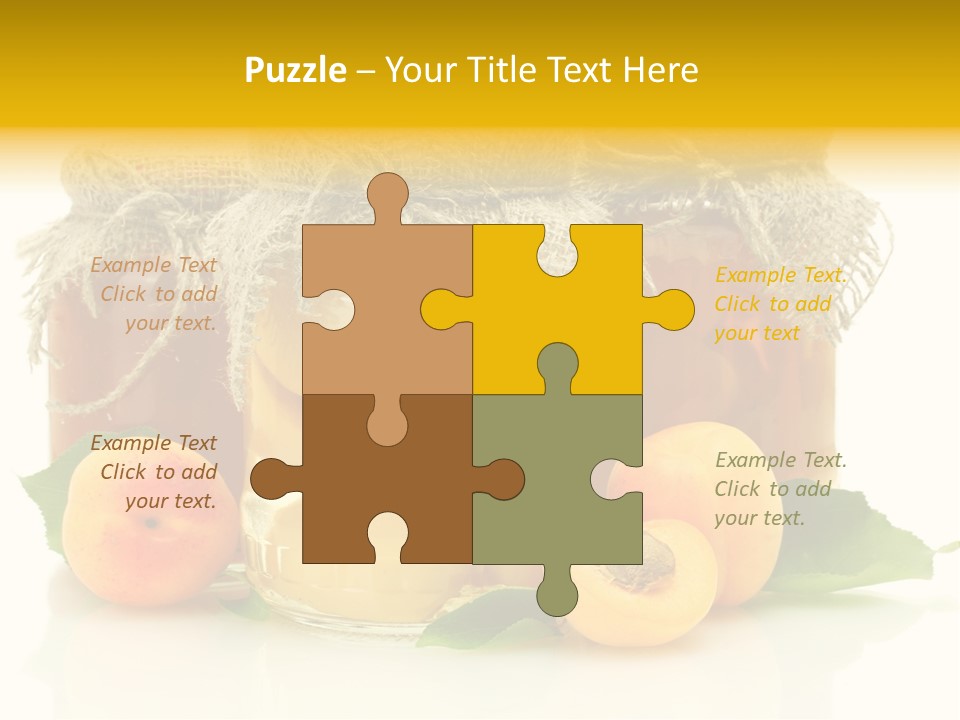 Season White Fruit PowerPoint Template