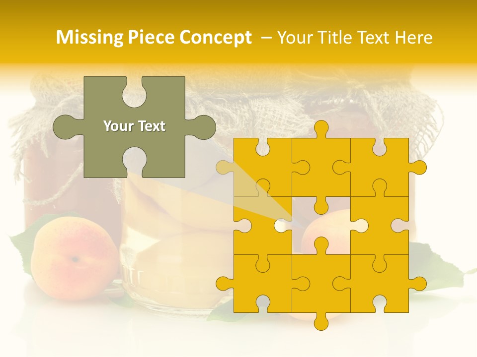 Season White Fruit PowerPoint Template