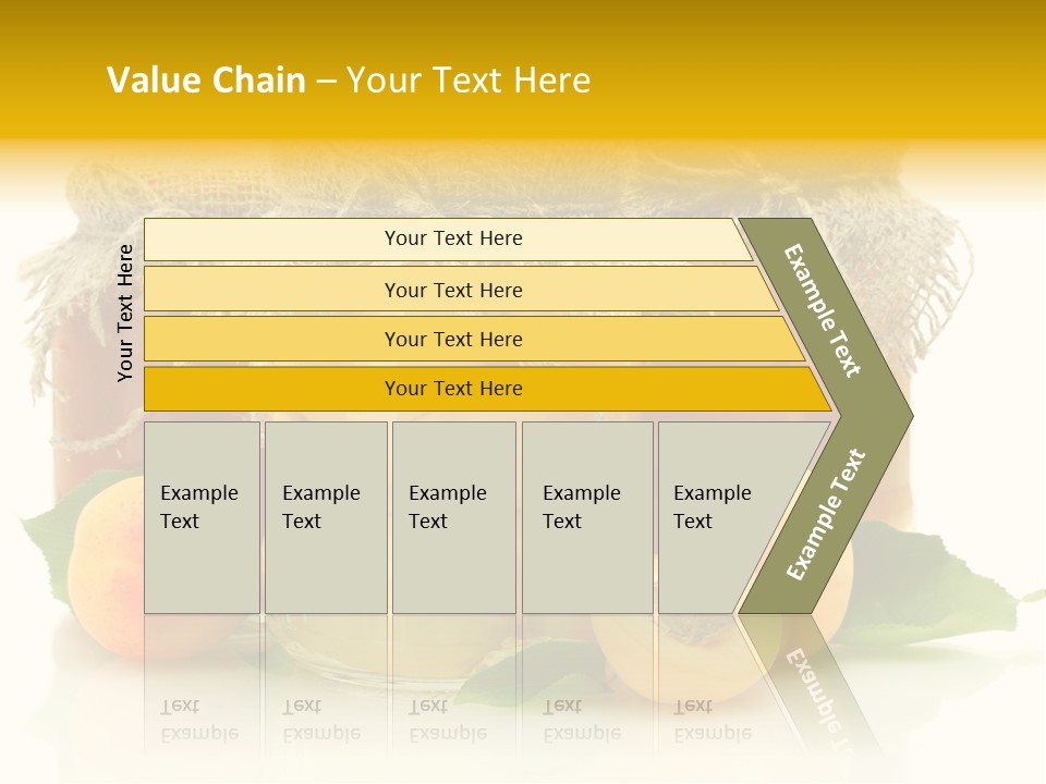 Season White Fruit PowerPoint Template