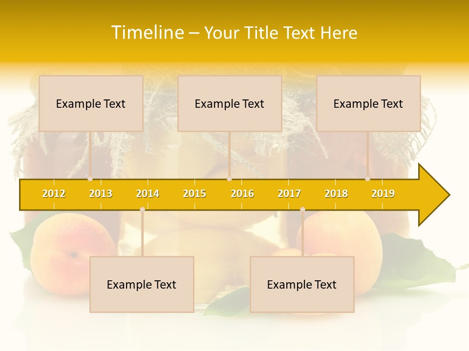 Season White Fruit PowerPoint Template