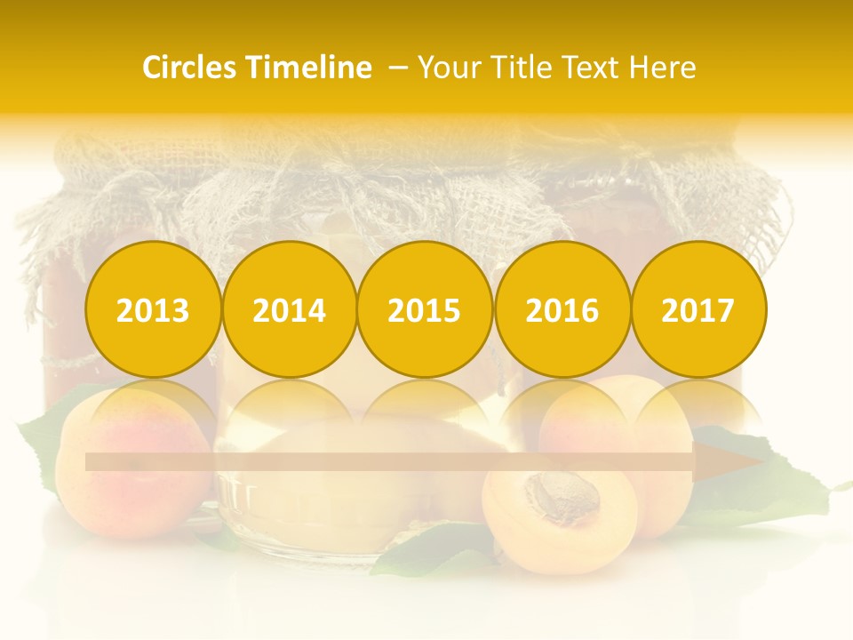 Season White Fruit PowerPoint Template