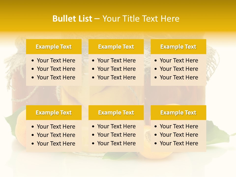 Season White Fruit PowerPoint Template