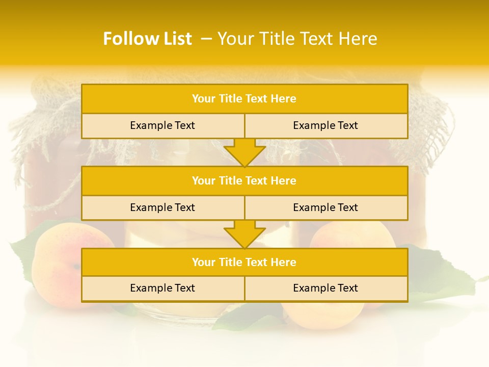 Season White Fruit PowerPoint Template