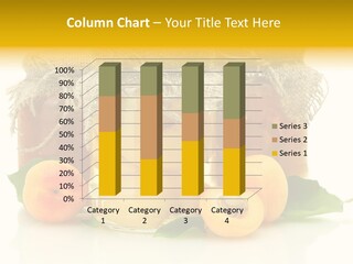 Season White Fruit PowerPoint Template