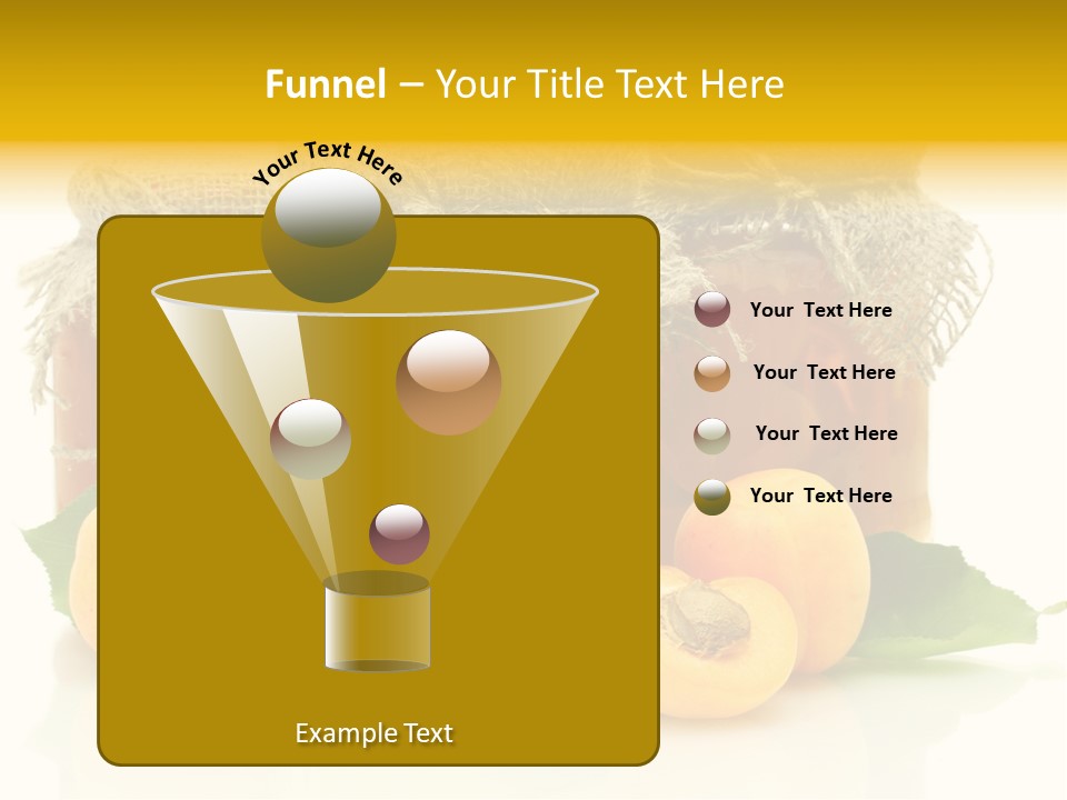 Season White Fruit PowerPoint Template