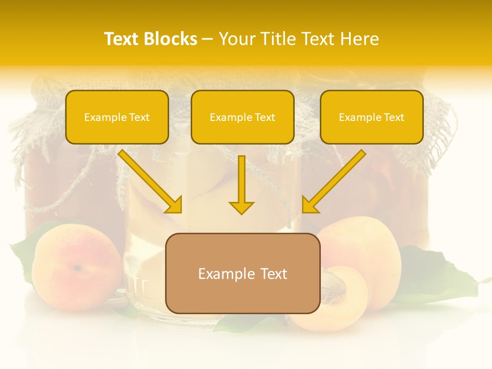 Season White Fruit PowerPoint Template