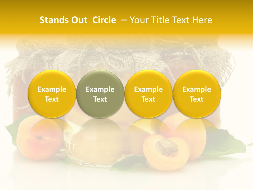 Season White Fruit PowerPoint Template