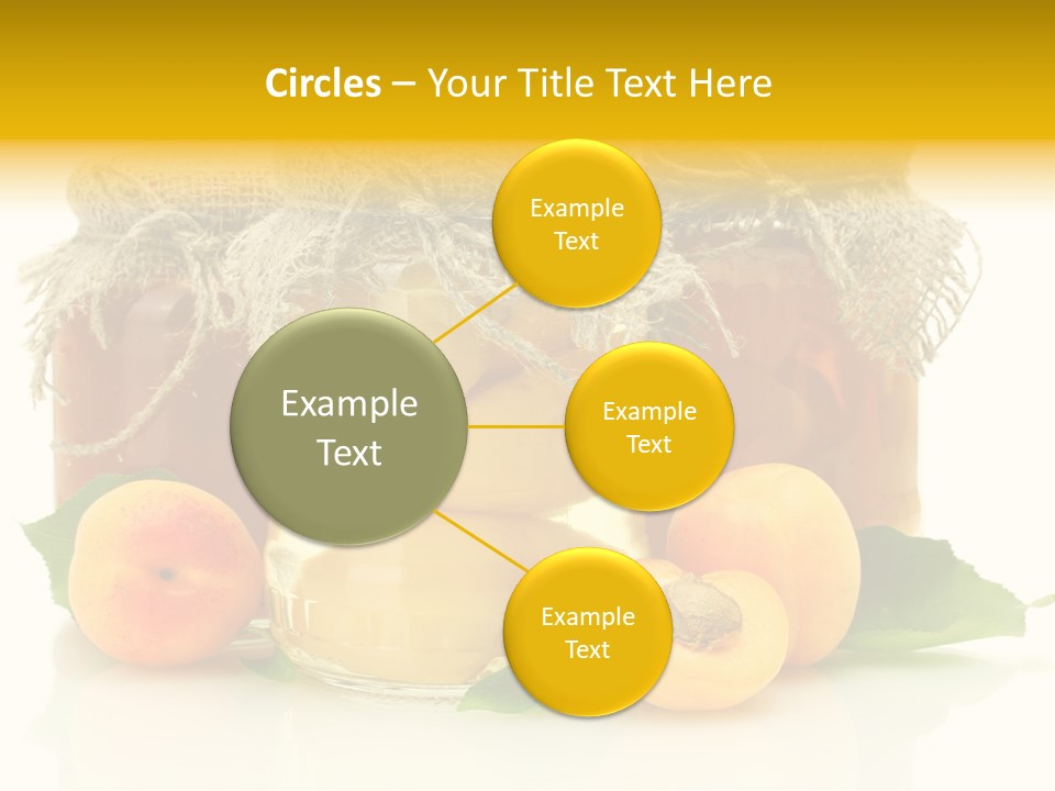 Season White Fruit PowerPoint Template