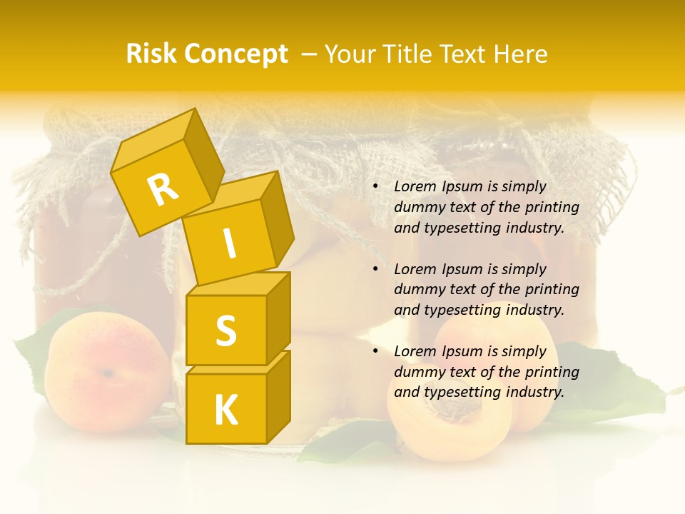 Season White Fruit PowerPoint Template