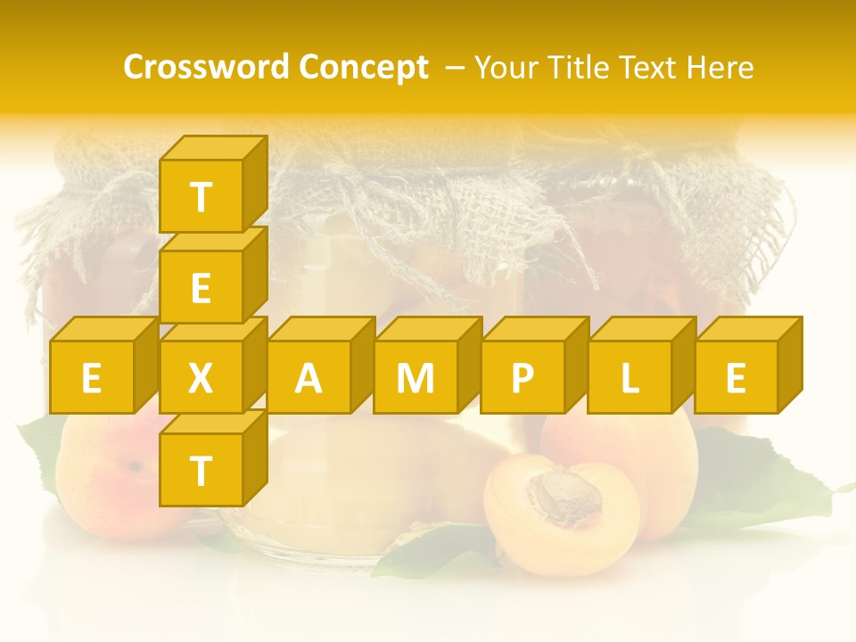 Season White Fruit PowerPoint Template