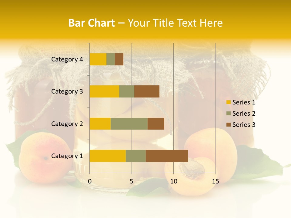 Season White Fruit PowerPoint Template
