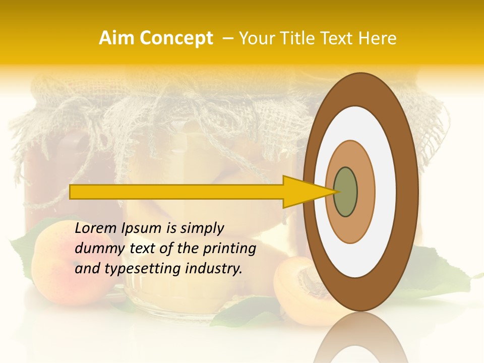 Season White Fruit PowerPoint Template