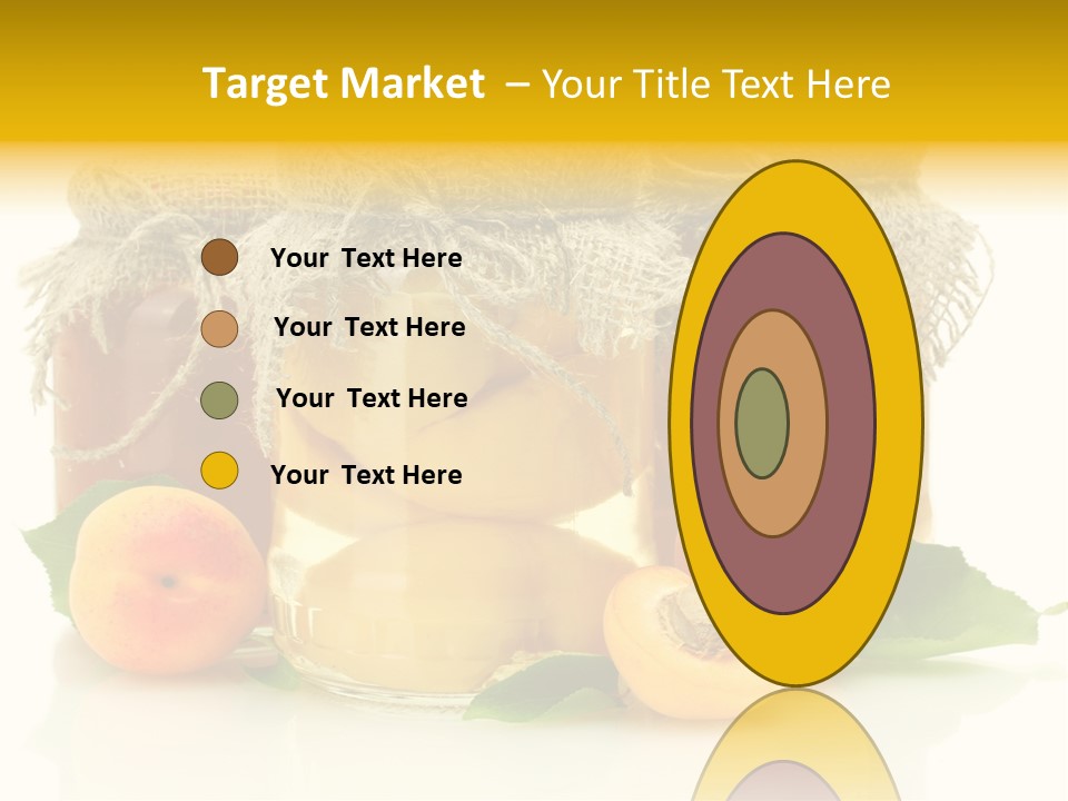 Season White Fruit PowerPoint Template