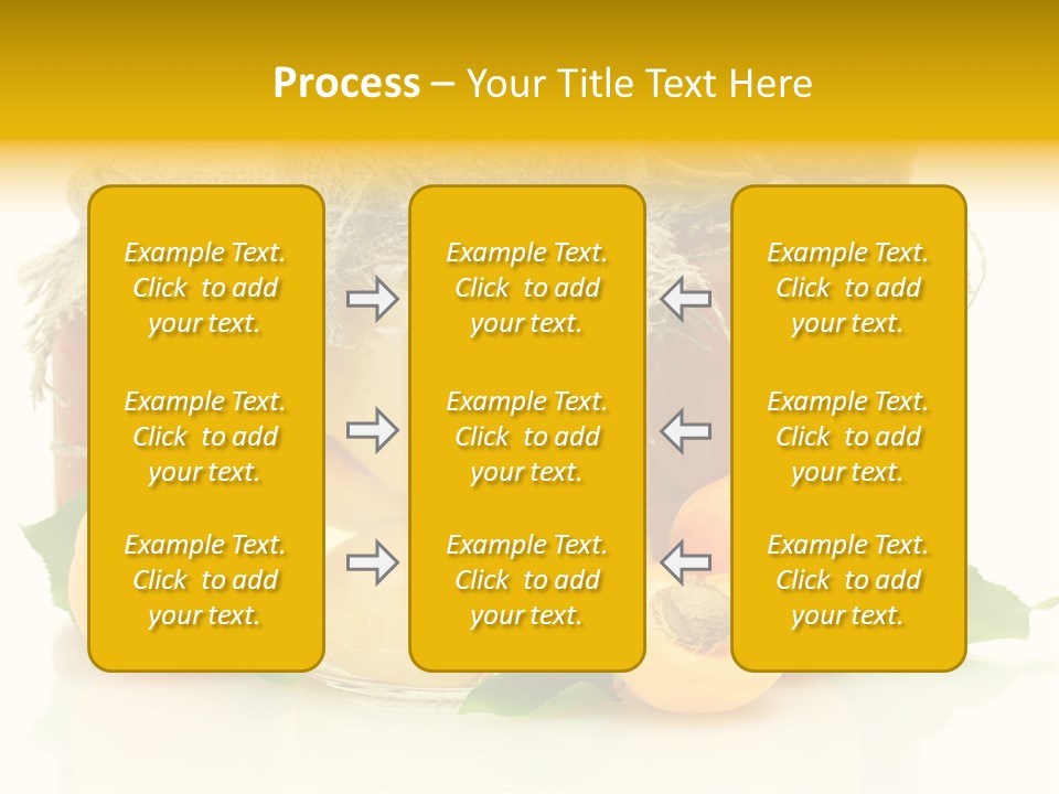 Season White Fruit PowerPoint Template
