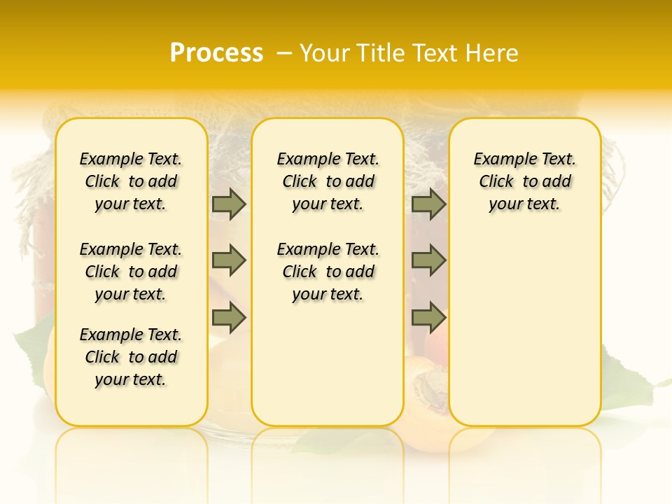 Season White Fruit PowerPoint Template